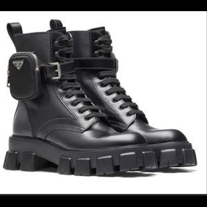 All nylon Prada boots